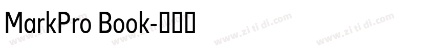 MarkPro Book字体转换